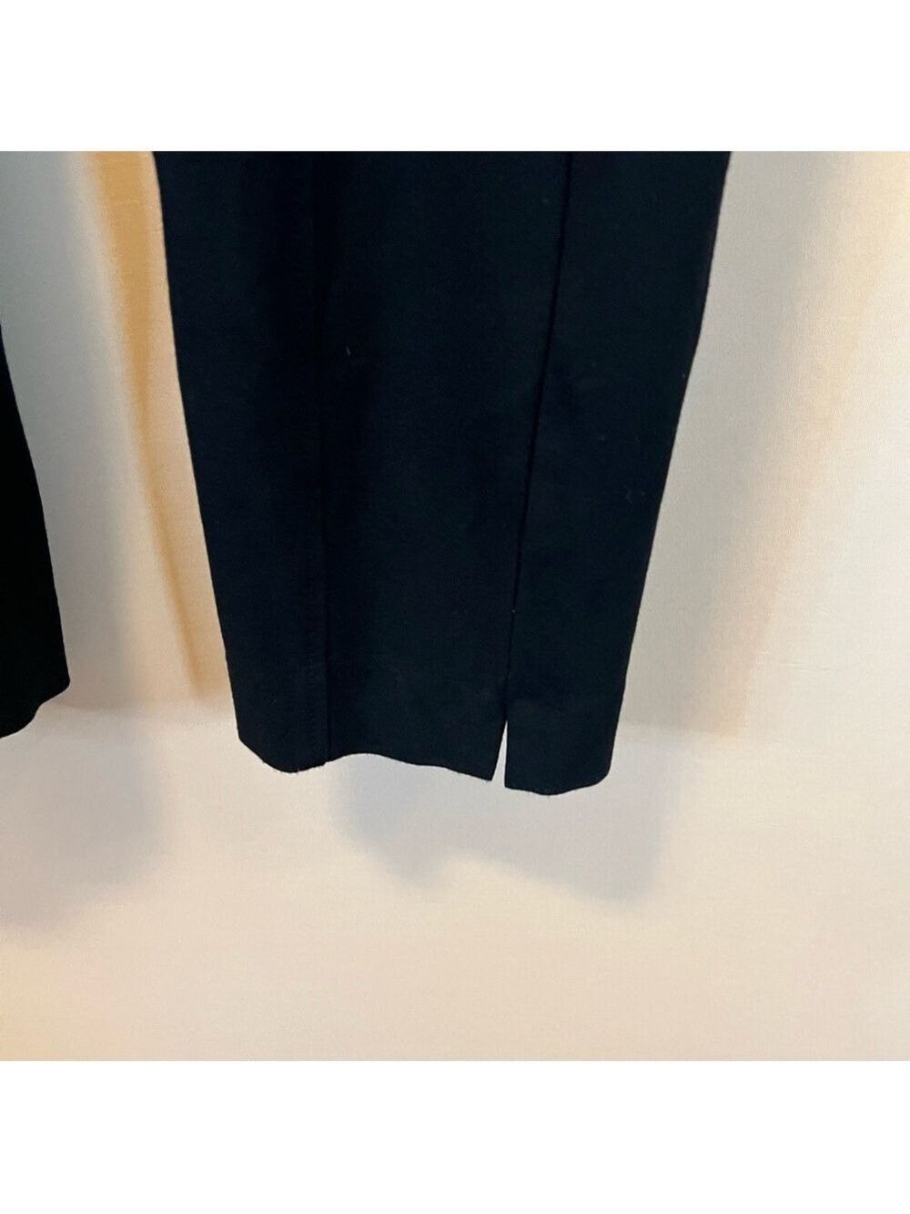 NYDJ Black Cropped Pants with Slim Fit and Textured Fabric - Picture 6 of 9